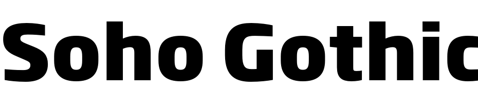 Soho Gothic Pro Extra Bold cкачати шрифт безкоштовно